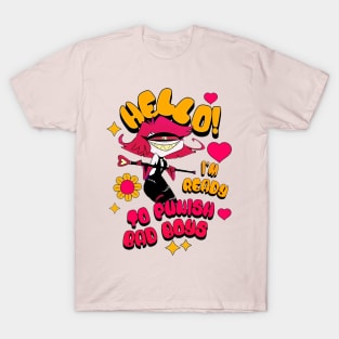 Hazbin Hotel Niffty Ready To Punish Some Bad Boys - Funny And Cute Niffty Demon T-Shirt